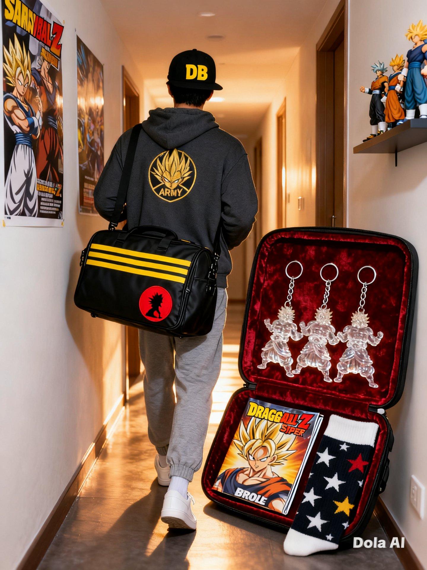 LLAVEROS "BROLY" EN RESINA 3D