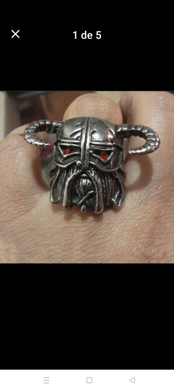 Anillo Vikingo en Acero Inoxidable 🛡️