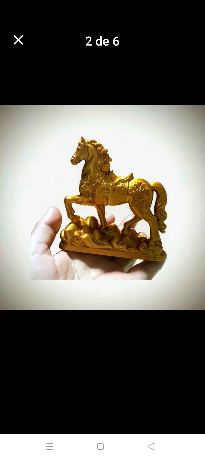 Amuleto Caballo Chino en Plástico 🐎