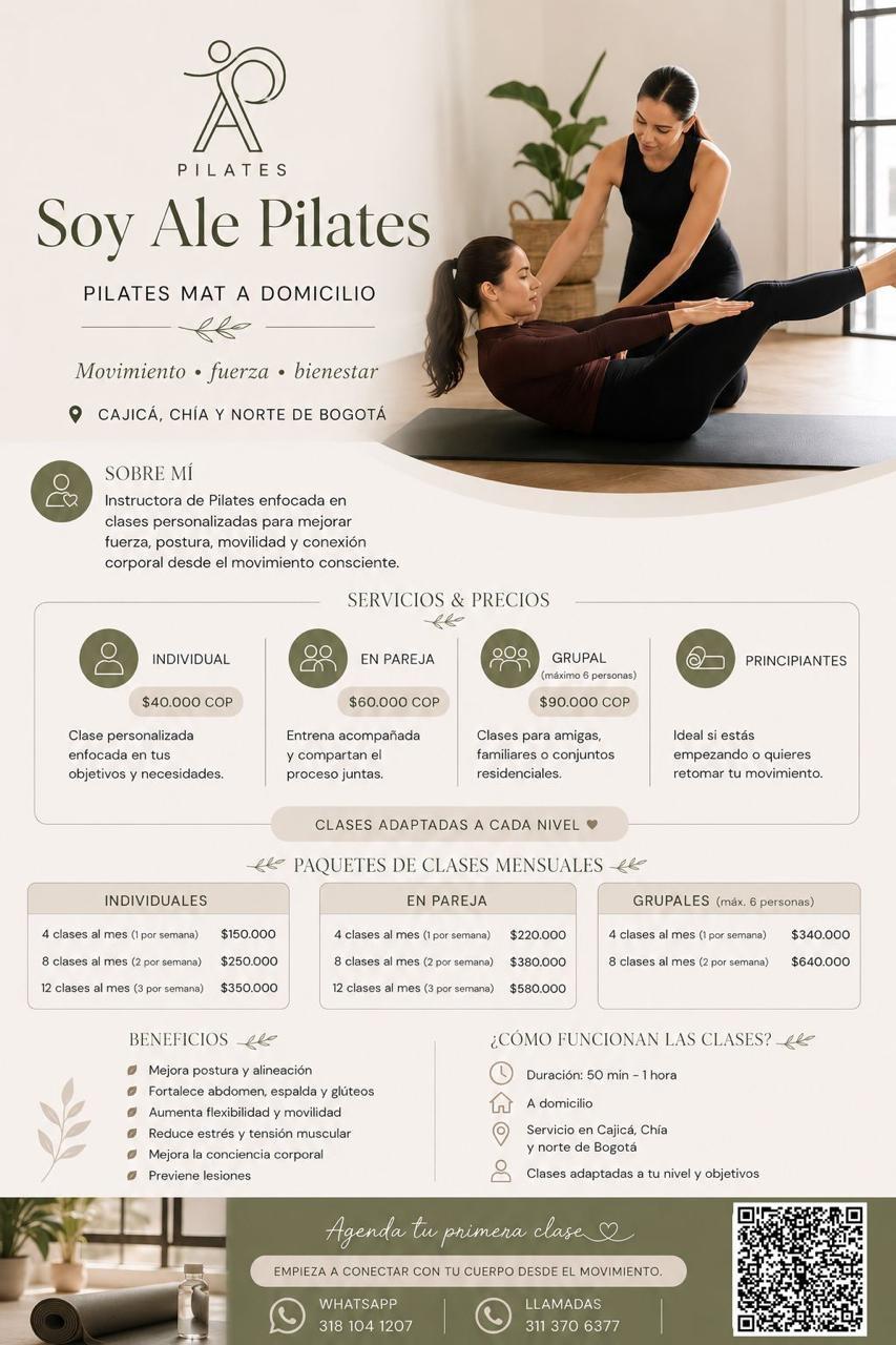 Clases de pilates a domicilio