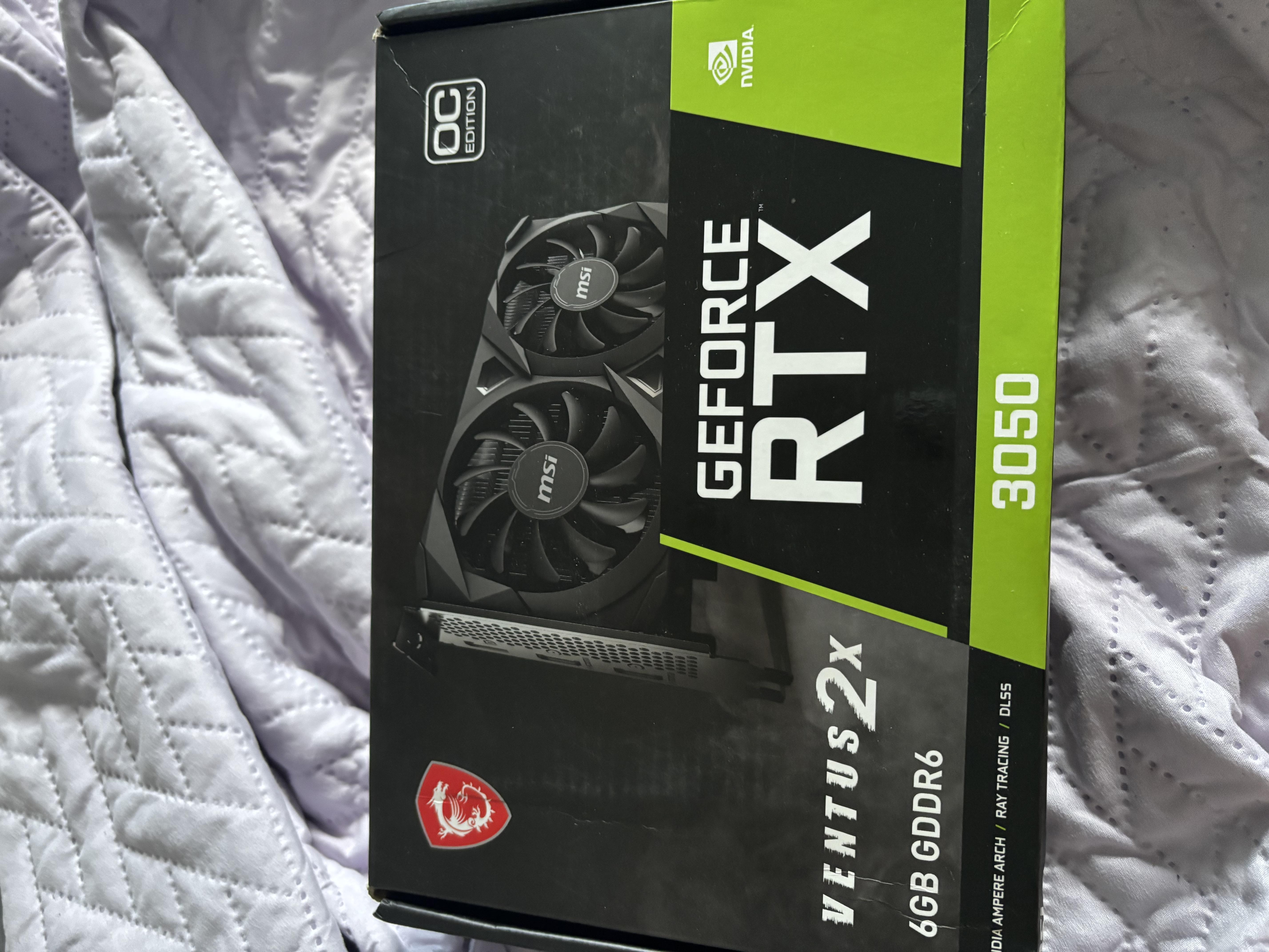 RTX 3050 6gb MSI