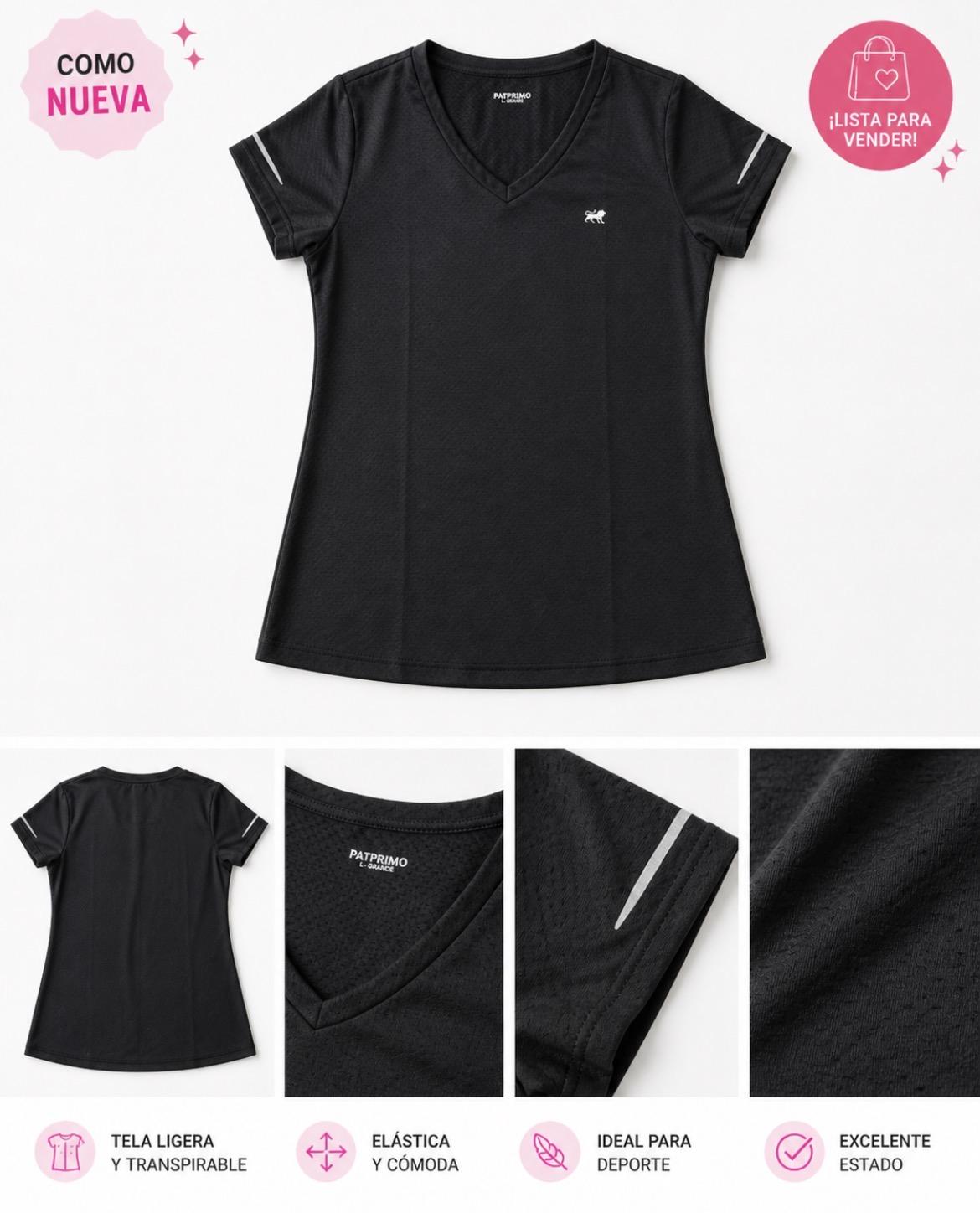 🖤 Camiseta deportiva Patprimo ligera