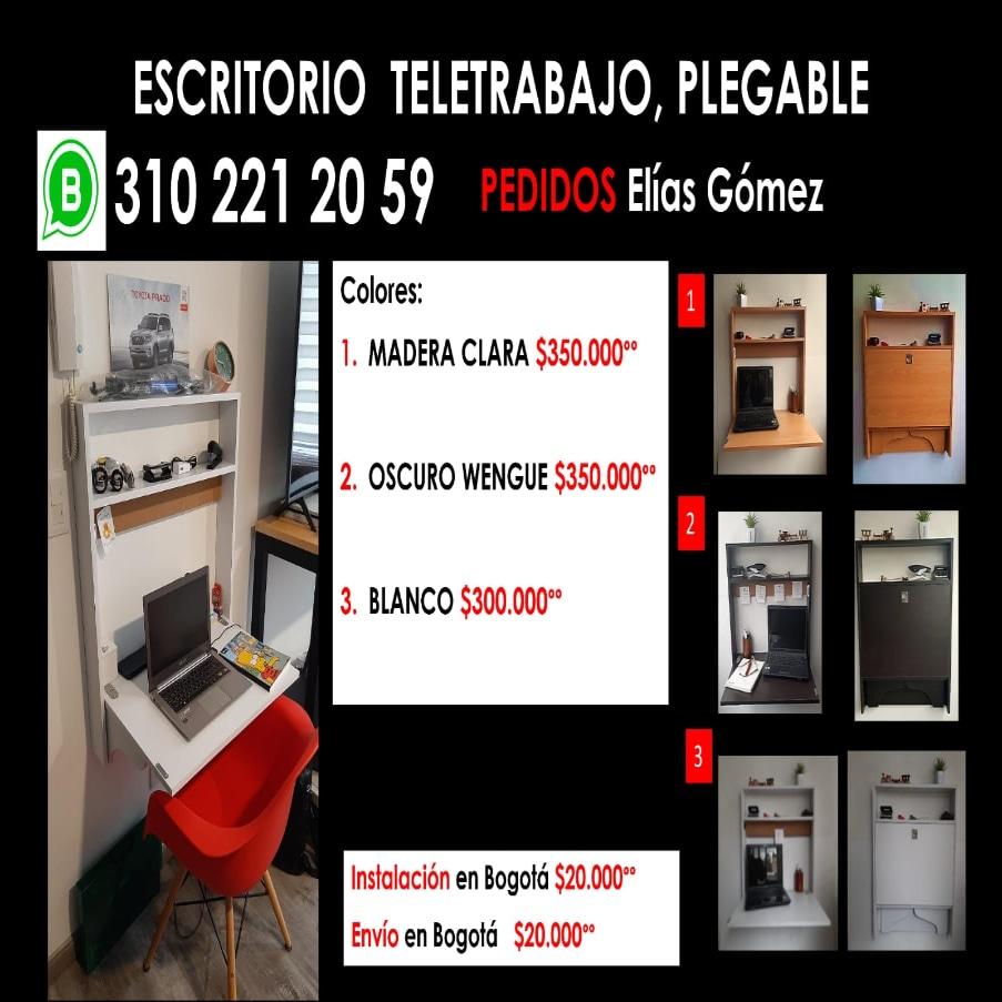 Escritorio teletrabajo plegable