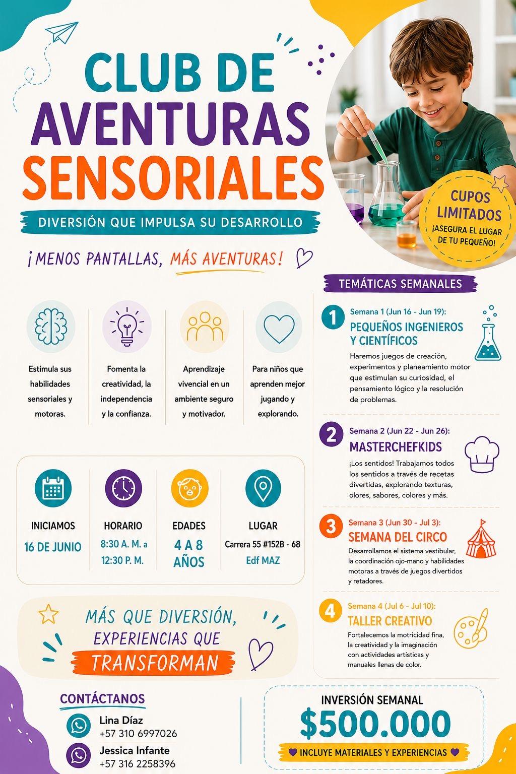 Curso vacacionales