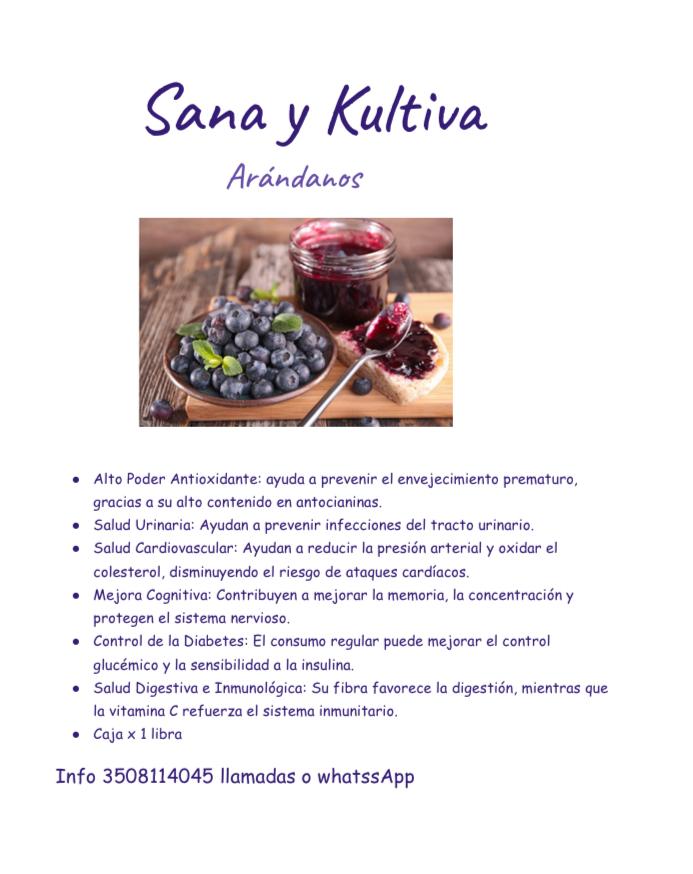 Deliciosos Arándanos