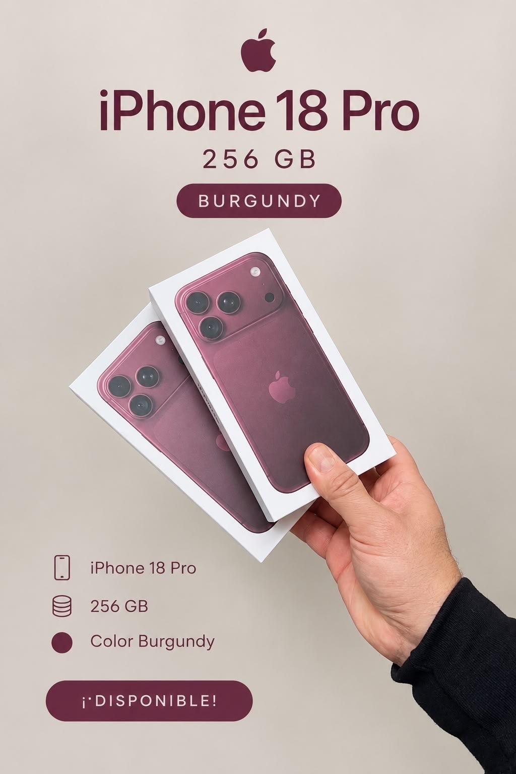 ✨ iPhone 18 Pro 256GB: ¡Nuevo en caja!