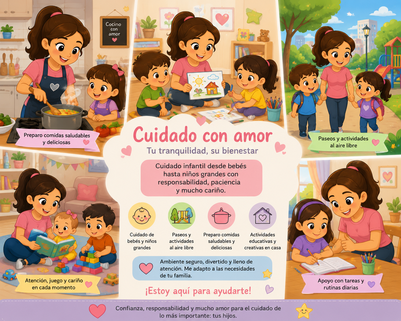 Servicio de Niñera y cuidado infantil