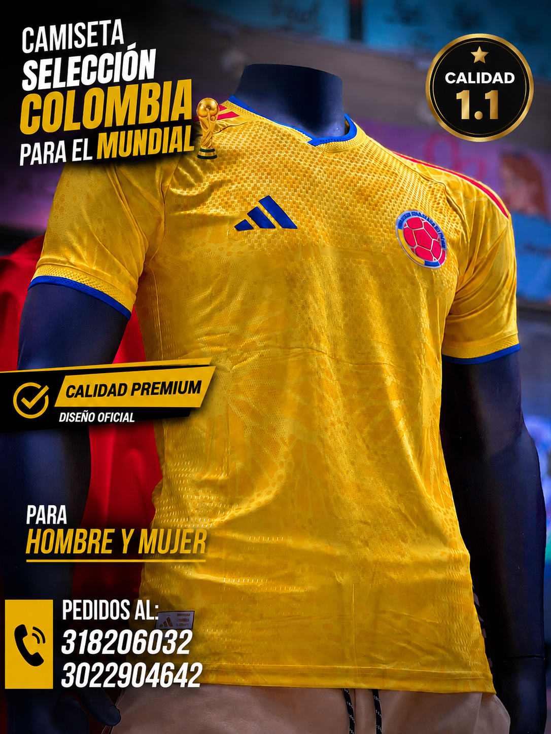Camiseta de Colombia