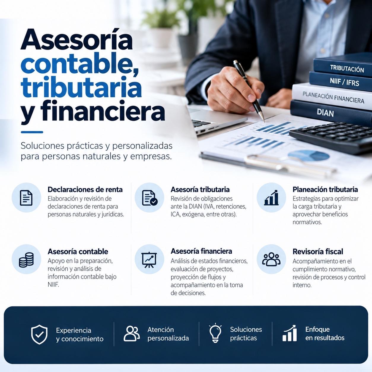 Asesoria contable, tributaria y financiera
