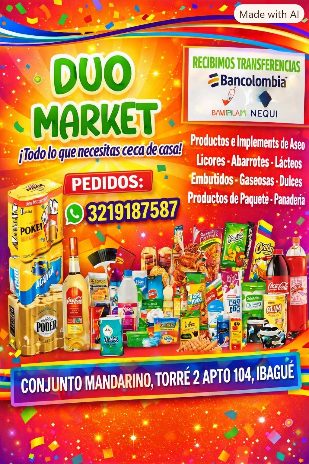 ¡Descubre Dúo Market! 🛒