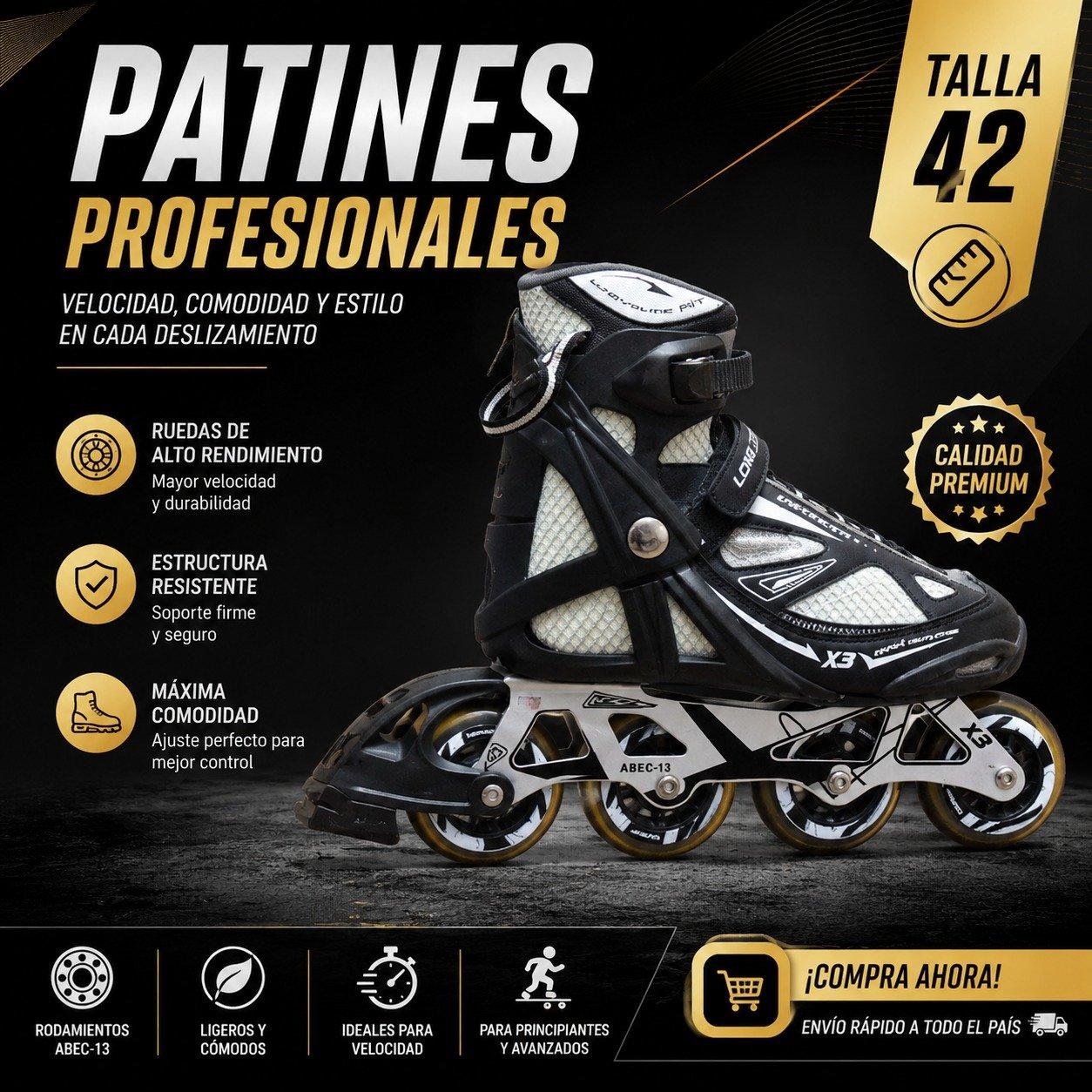 PATINES PROFESIONALES TALLA 42