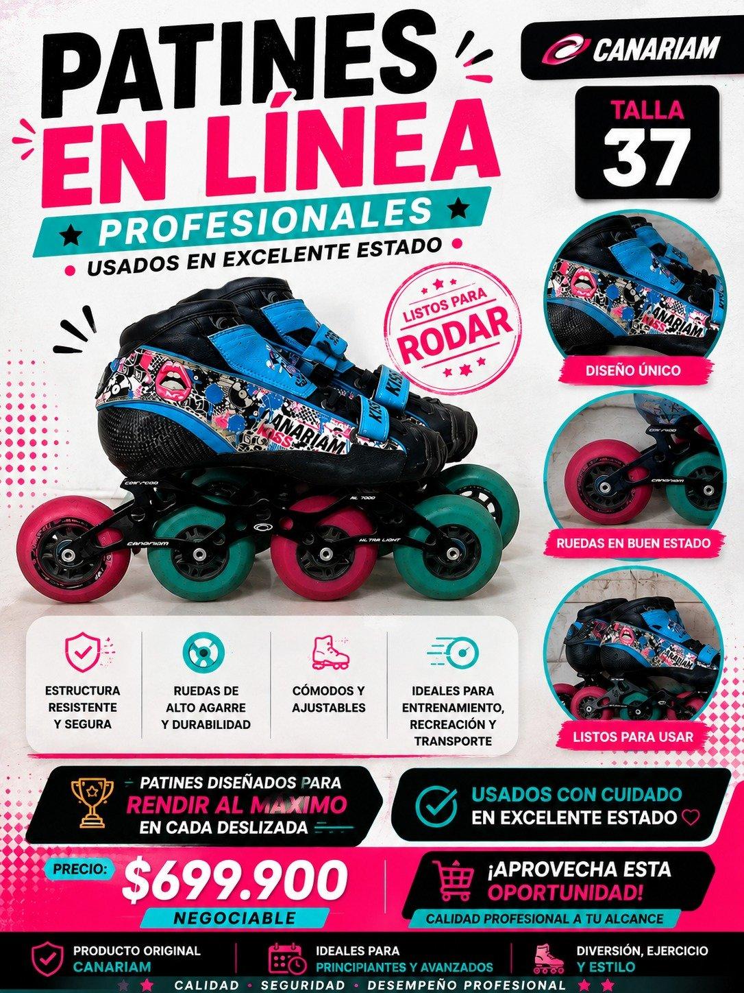 PATINES EN LÍNEA CANARIAM