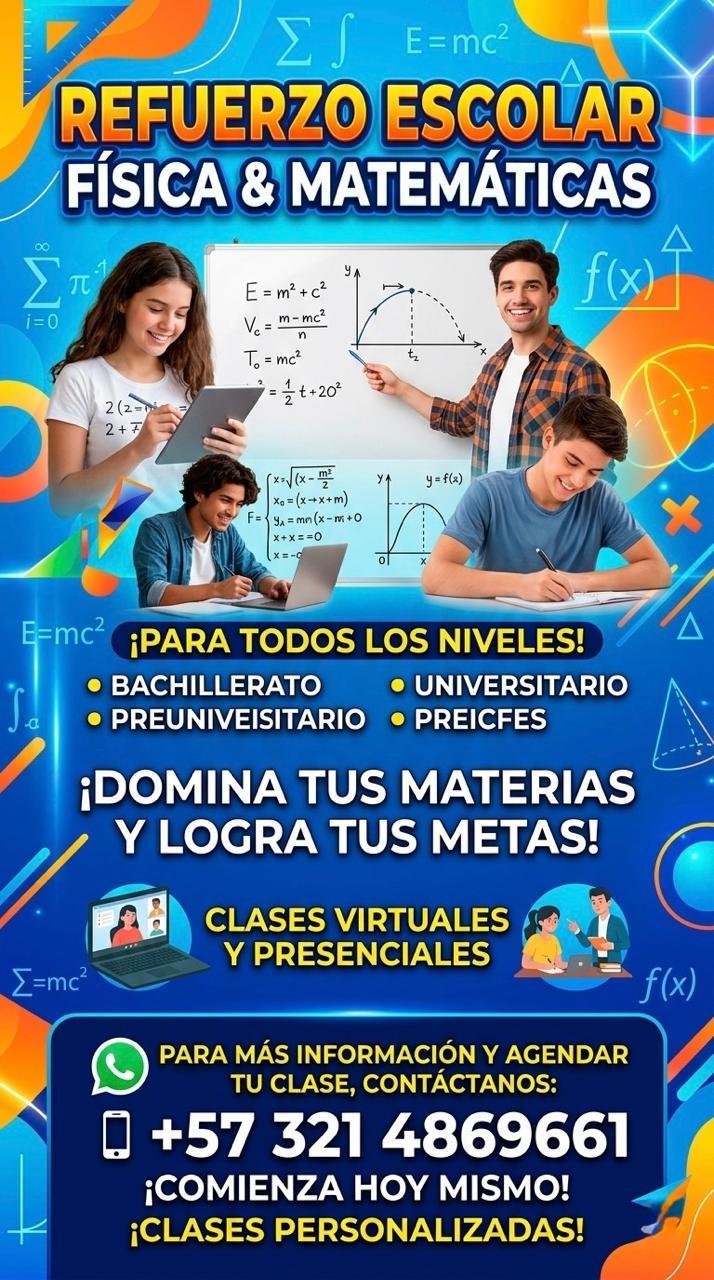 Clases Personalizadas Física y Matemáticas