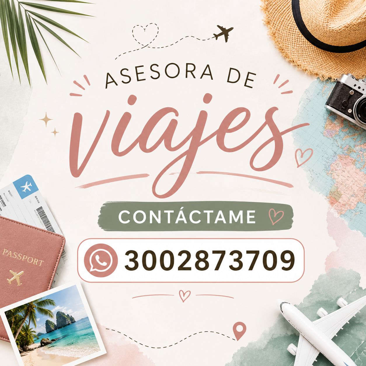 Asesora de viajes
