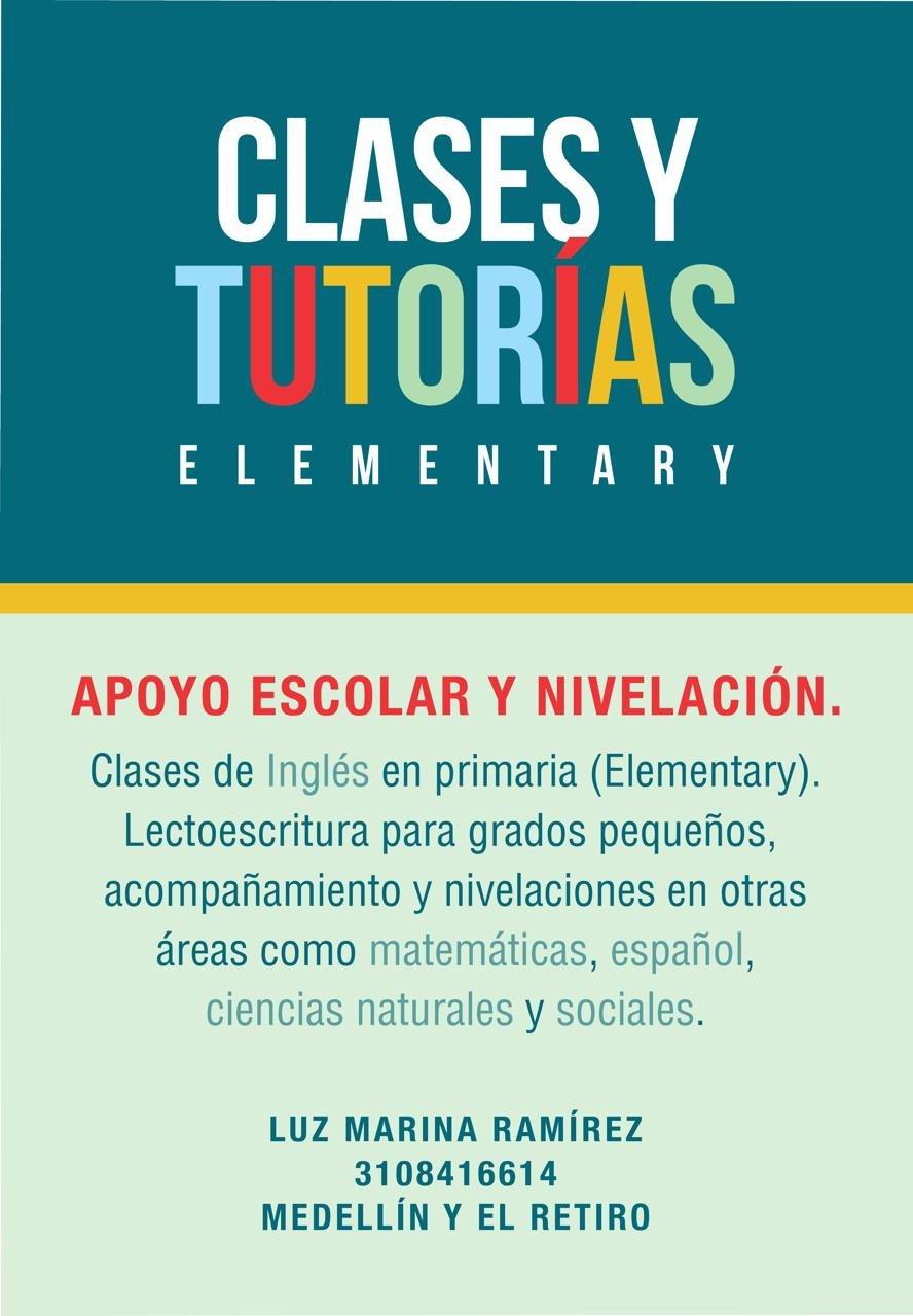 Clases, tutorías y nivelación escolar