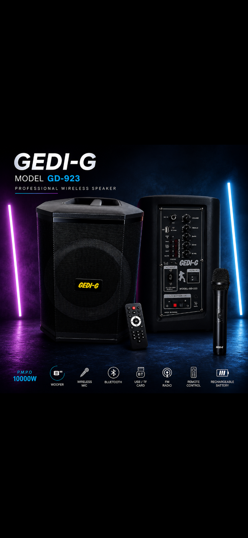 Parlante GEDI-G model GD-923