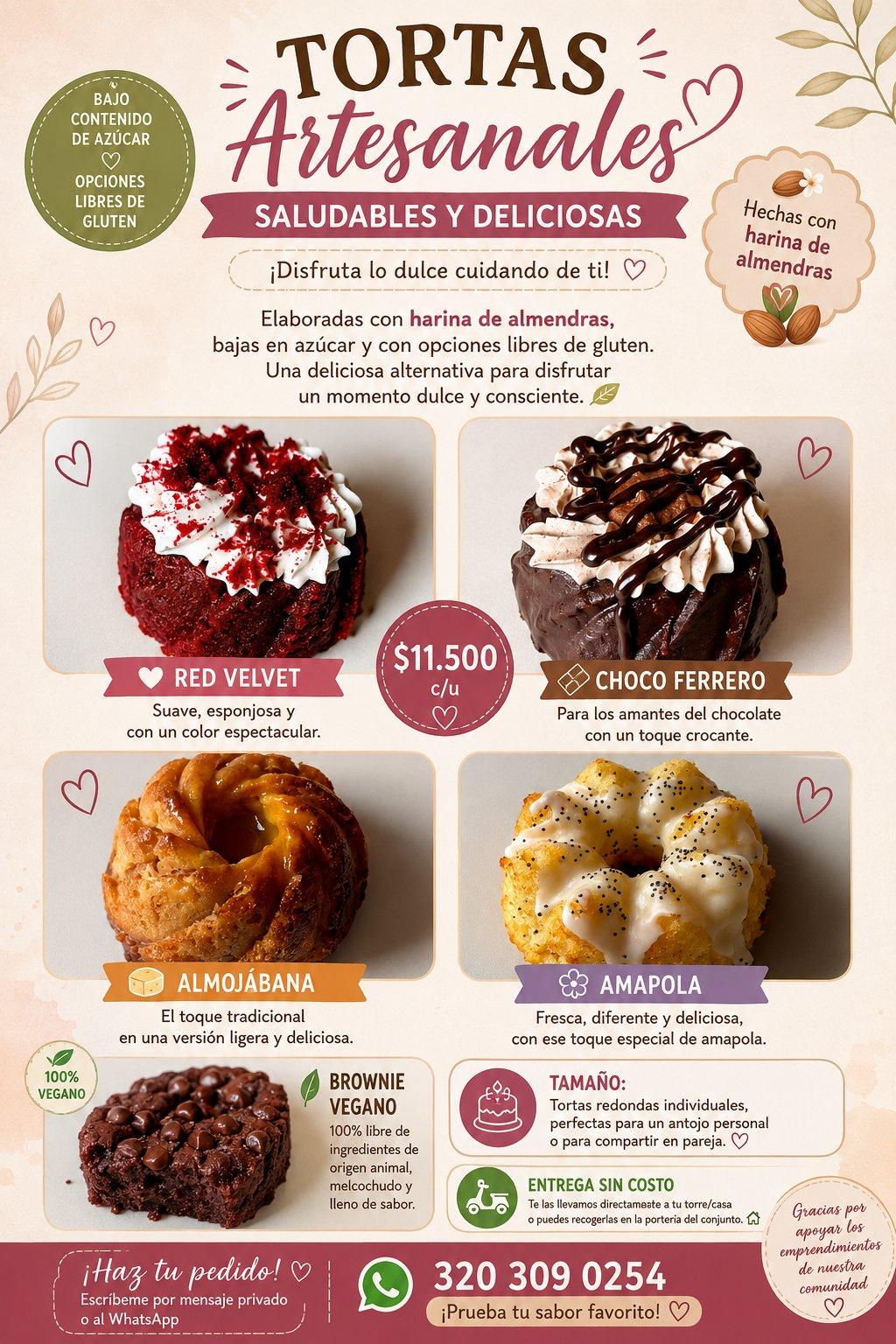 🍰 Tortas Saludables y Deliciosas
