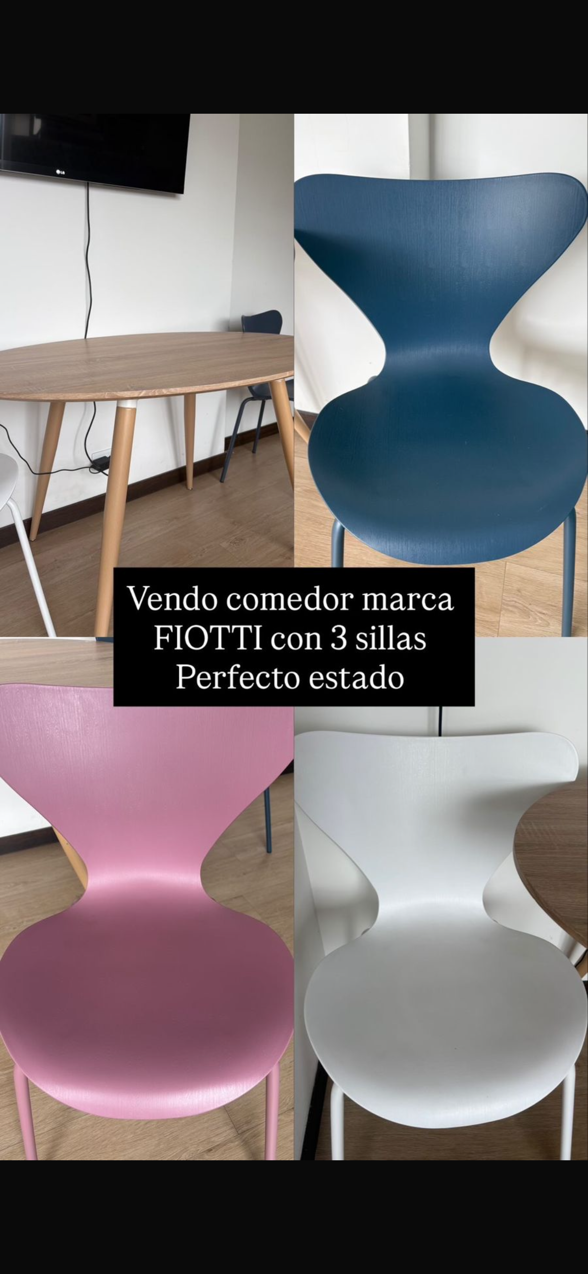 Vendo comedor 3 puestos.