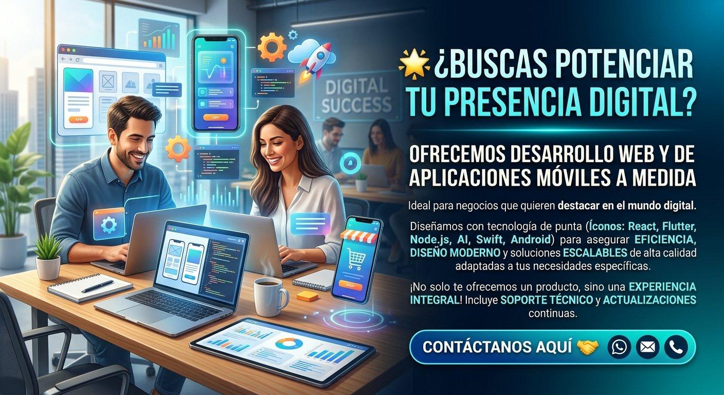 🚀 Creación de Webs y Apps a Medida 🖥️